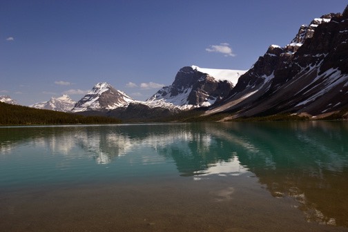 07-12 DSC 0260 Bow Peak Across Bow Lake