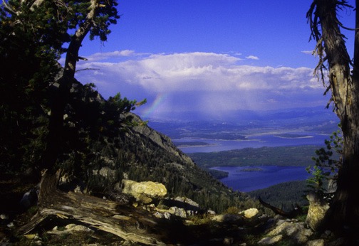 07-03 36 Rainbow Over Jackson Lake