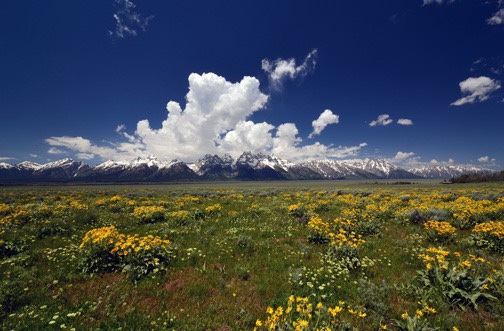 07-11 DSC 0017 Teton Range Across Antelope Flats