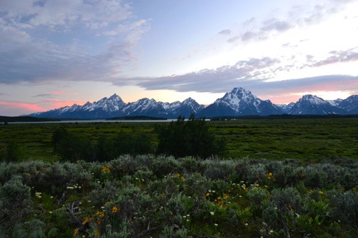 07-11 DSC 0120 Teton Range Twilight